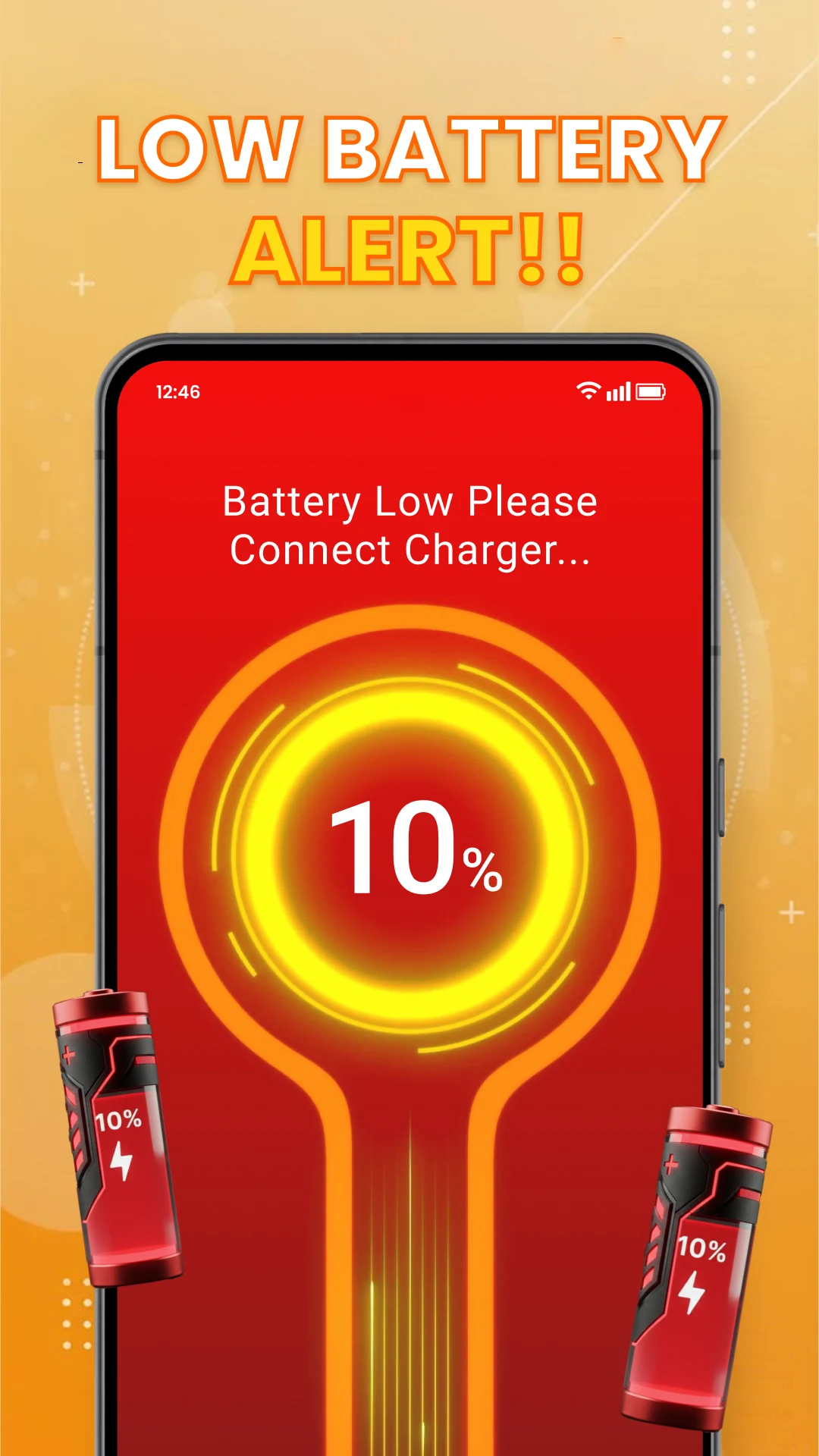 Low & Full Battery Alarm 100% screenshot