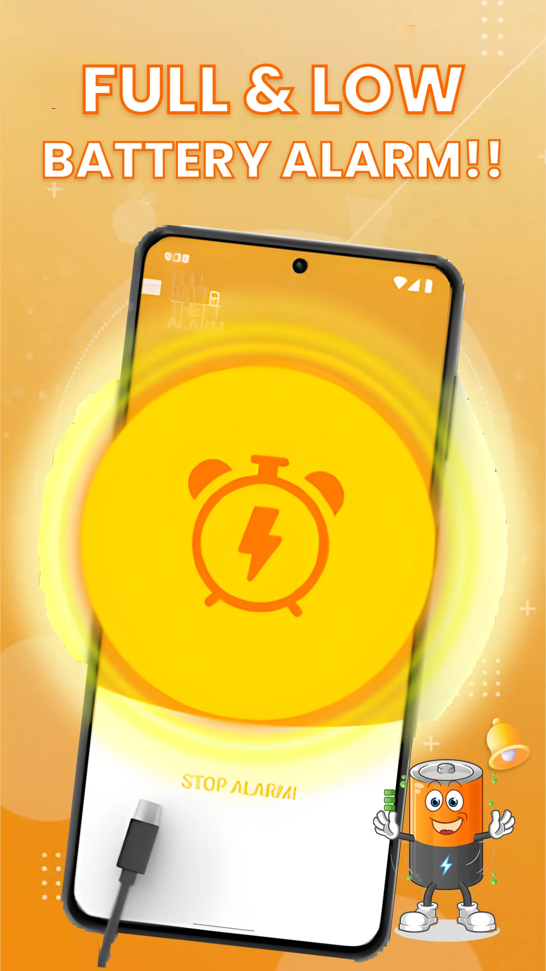 Low & Full Battery Alarm 100% screenshot